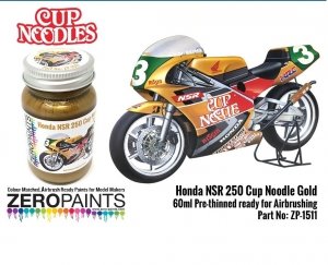 Zero Paints ZP-1511 Honda NSR 250 Cup Noodle Gold Paint 60ml
