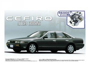 Aoshima 04256 Nissan Cefiro Attesa Cruising 1990 Midle type w/Engine 1/24