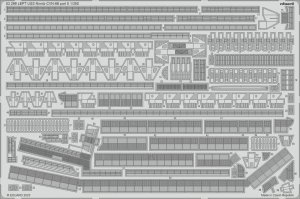 Eduard 53299 USS Nimitz CVN-68 part 5  Trumpeter 1/350