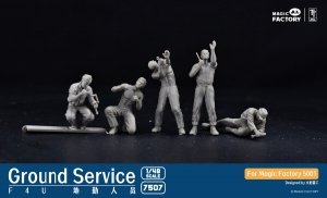 Magic Factory 7507 US WWII Ground Service Crew Set 1/48 