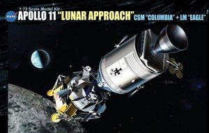 Dragon 11001 Apollo 11 Lunar Approach CSM Columbia + LM Eagle 1/72