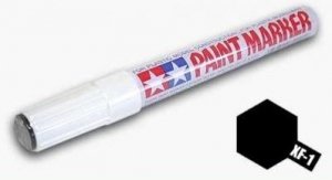 Tamiya 89301 Black Paint Marker (XF-1 Flat)