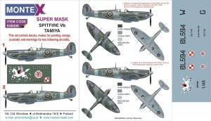 Montex K48306 SPITFRE Vb  1/48