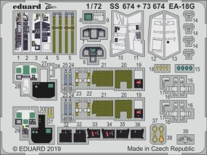Eduard 73674 EA-18G HASEGAWA 1/72 