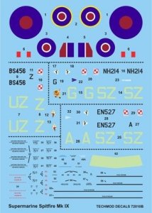 Techmod 72010 - Supermarine Spitfire Mk.IX (1:72)