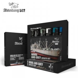 502 Abteilung Abt306 Naval and Grey Effects Set (6 colors)