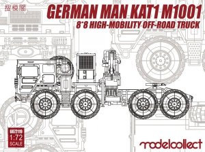 Modelcollect UA72119 German MAN KAT1M1001 8x8 HIGH-Mobility off-road truck (1:72)
