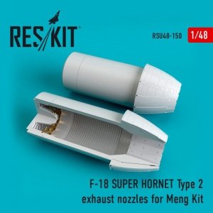 RESKIT RSU48-0150 F-18 Super Hornet Type 2 exhaust nozzles for MENG kit 1/48