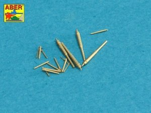 Aber 1:700L-34 Set of Barrels for Narvic classe destroyers type 1936A: 150mm x 5; 37mm x 8; 37mm(M42) x 10; 1/700