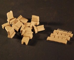 Panzer Art RE35-282 WWII German 20l canisters early pattern (12pcs) 1/35
