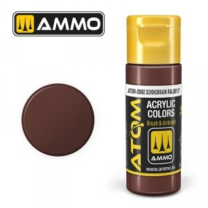 AMMO of Mig Jimenez 20062 ATOM COLOR Schokobraun RAL 8017 20ml