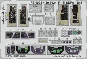 Eduard FE1024 F-16I SUFA 1/48 HASEGAWA