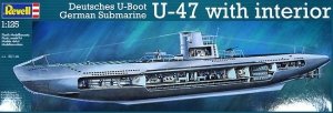 Revell 05060 U-47 G. Prien mit Interieur (1:125)