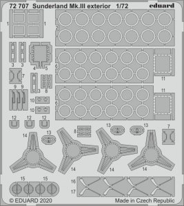 Eduard 72707 Sunderland Mk. III exterior 1/72 SPECIAL HOBBY