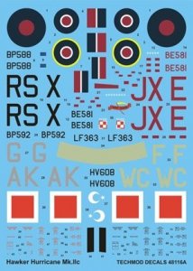 Techmod 48116 - Hawker Hurricane IIc (1:48)