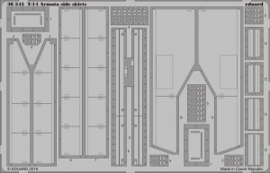 Eduard 36345 T-14 Armata side skirts 1/35 TAKOM