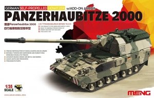 Meng Model TS-019 GERMAN SELF-PROPELLED HOWITZER PANZERHAUBITZE 2000 w/ADD-ON ARMOUR 1/35