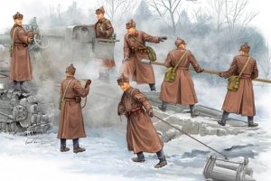 Trumpeter 00427 Soviet B-4 Howitzer Artillery Crew  (1:35)