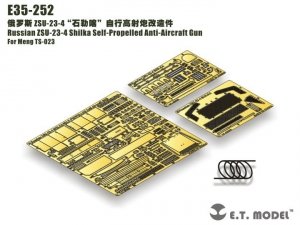 E.T. Model E35-252 Russian ZSU-23-4 Shilka Self-Propelled Anti-Aircraft Gun (For MENG TS-023) (1:35)