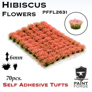 Paint Forge PFFL2631 Hibiscus Pink Flowers 6mm