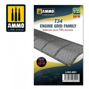 Ammo of Mig 8091 T34 Engine Grid Family 1/35