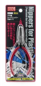 Hasegawa TT120 Nippers For Plastic Models (Precision Flat Blade)
