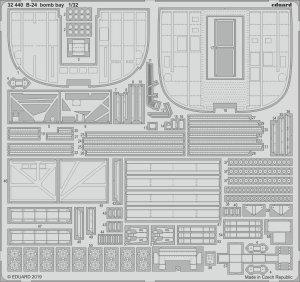 Eduard 32440 B-24 bomb bay HOBBY BOSS 1/32