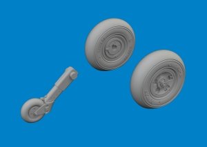Eduard 672424 Spitfire Mk.I/II/V wheels IBG 1/72