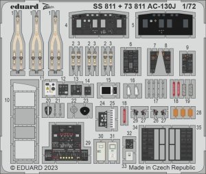 Eduard SS811 AC-130J Zvezda 1/72