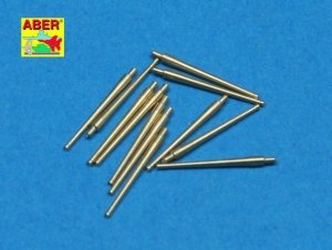 Aber 350L-41 Set of 12 pcs 100 mm barrels M1930 L45 for French ships (1:350)