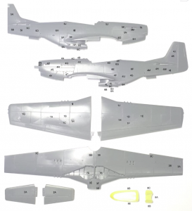Omask 17005 P-51D masks for panels (for Tamiya) 1/72