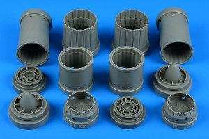 Aires 2248 F-4E/F/G, RF-4E Phantom II exhaust nozzles 1/32 REVELL