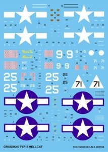 Techmod 48019 - Grumman F6F-5 Hellcat (1:48)