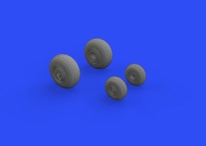 Eduard 648573 Mi-24V wheels 1/48 ZVEZDA