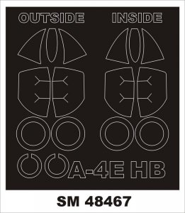 Montex SM48467 A-4E HOBBY BOSS 1/48
