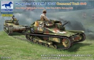 Bronco CB35216 Hungarian Tankette 35M Ansaldo Carro Veloce L3/35 Italian Tankette (with Twin 34/37MGebauer MG) 1/35