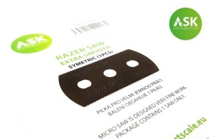 ASK T0010 Razor Saw: extra smooth symetric (2 pcs) 43/43 teeth