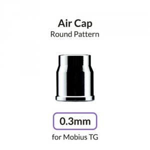 Gaahleri 47712 0,3 mm Round Pattern Nozzle Air Cap for Mobius TG