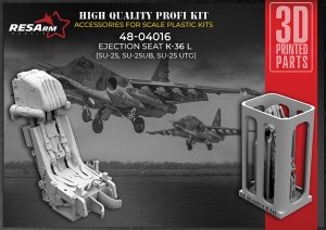 RESArm 48-04016 K-36 L (SU-25, SU-25UB, SU-25 UTG) Ejection seat (3D resin printing) 1/48