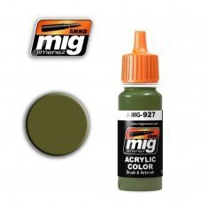 AMMO of Mig Jimenez 0927 OLIVE DRAB LIGHT BASE