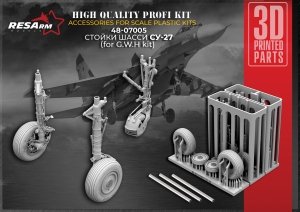 RESArm 48-07005 SU-27 - Landing gear (3D resin printing) 1/48