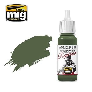 AMMO of Mig Jimenez F503 AMMOF503 DARK OLIVE GREEN FS-34130 17ML