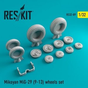 RESKIT RS32-0089 MiG-29 (9-13) wheels set 1/32