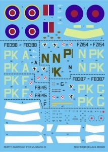 Techmod 48002 - North American P-51 Mustang III (1:48)