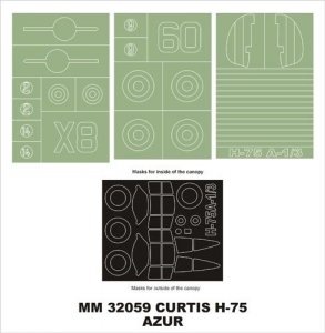 Montex MM32059 Curtiss H-75 AZUR