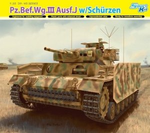 Dragon 6570 Pz.Bef.Wg.III Ausf.J w/Schurzen (1:35)