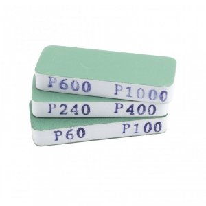 Modelcraft PAB1300 Dual-Grit Flexi Sanders x3 (80x30x12mm)