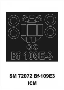 Montex SM72072 Bf-109E3 ICM