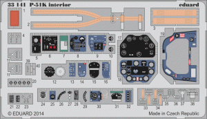 Eduard 33141 P-51K interior S. A. 1/32 DRAGON