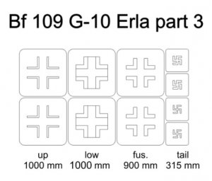 Omask 24022 Bf 109 G-10 Erla part 3 1/48